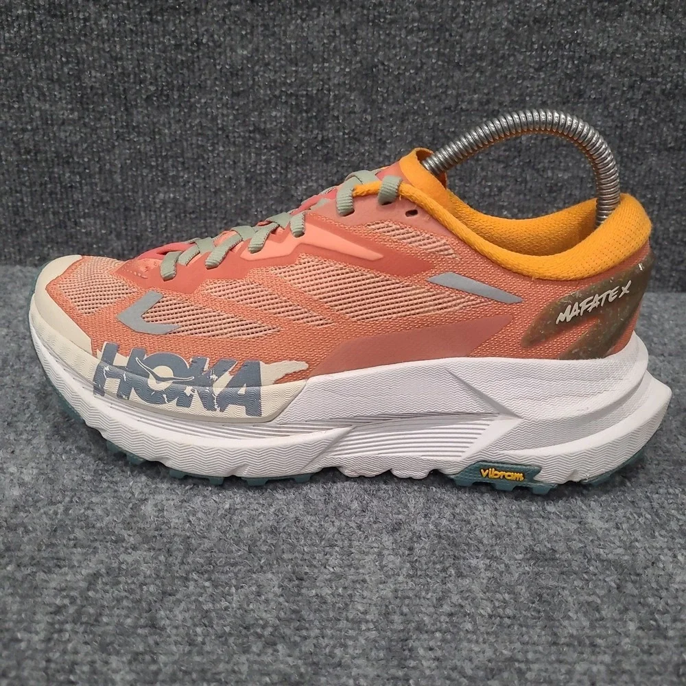 Hoka Mafate X Women's Size 7.5B Feldspar Mountain Fog Running Shoes Comfort